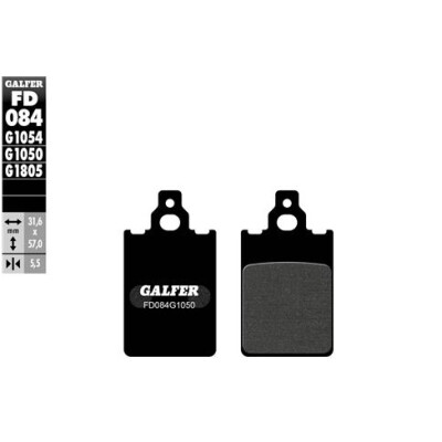 GALFER FD084G1050 Pastilhas para patinete