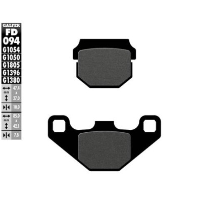 GALFER FD094G1050 Pastilhas para patinete