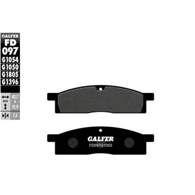 GALFER FD097G1054 Almofadas semi-metálicas