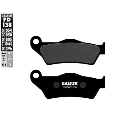 Pastilhas para patinete GALFER FD138G1380