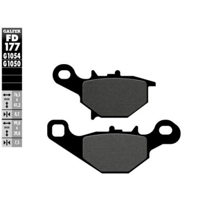 GALFER FD177G1054 Almofadas semi-metálicas