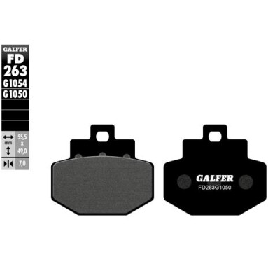 GALFER FD263G1054 Almofadas semi-metálicas
