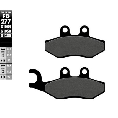 GALFER FD277G1380 Pastilhas para patinete