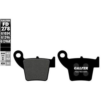 GALFER FD278G1054 Almofadas semi-metálicas