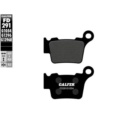 GALFER FD291G1054 Almofadas semi-metálicas