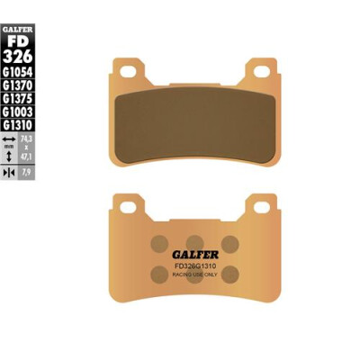 Pastilhas de corrida sinterizadas GALFER FD326G1310