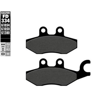 GALFER FD334G1054 Almofadas semi-metálicas