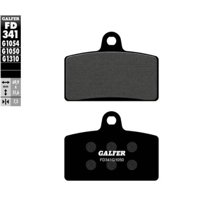 GALFER FD341G1054 Almofadas semi-metálicas