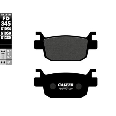 GALFER FD345G1054 Pastilhas semi metálicas