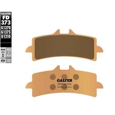Pastilhas esportivas sinterizadas GALFER FD373G1375