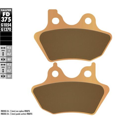 Pastilhas de sinterização GALFER FD375G1370