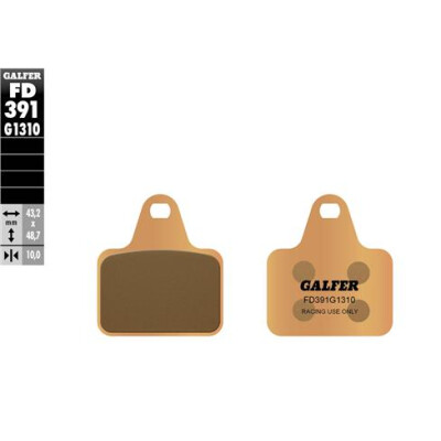 Pastilhas de corrida sinterizadas GALFER FD391G1310