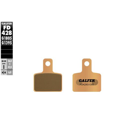 GALFER FD428G1805 Almofadas de teste
