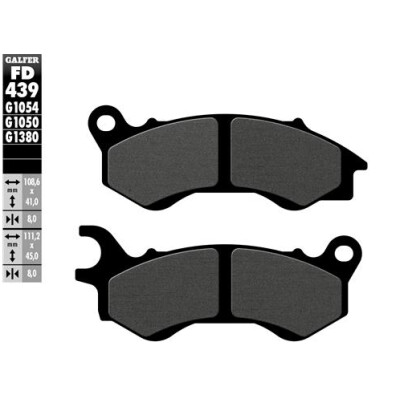 Pastilhas para patinete GALFER FD439G1050