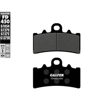 GALFER FD450G1054 Almofadas semi-metálicas