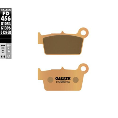 Pastilhas Offroad Sinterizadas GALFER FD456G1396