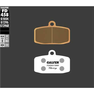 Pastilhas Offroad Sinterizadas GALFER FD458G1396R