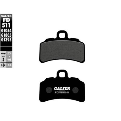 GALFER FD511G1805 Almofadas de teste