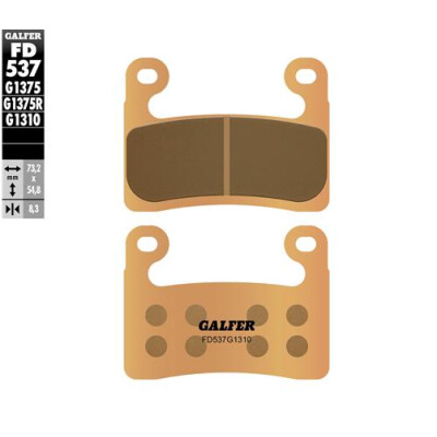 Pastilhas de corrida sinterizadas GALFER FD537G1310