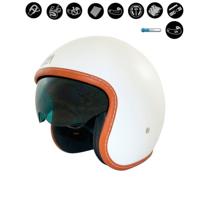 Capacete LEM Sport Solid Branco XS