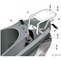 Suporte superior SHAD para case de motocicleta Yahama CYG
