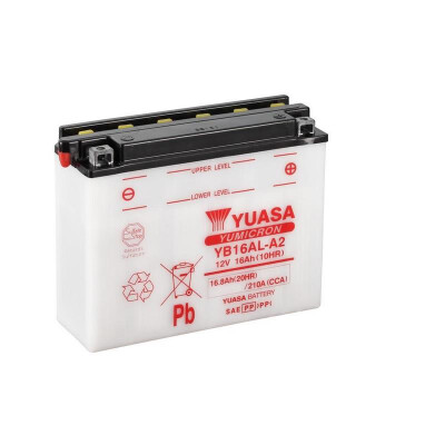 Bateria para motocicleta Yuasa YB16AL-A2 Yumicon 1