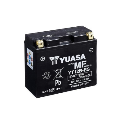 Bateria de motocicleta Yuasa YT12B-BS MF 10.5Ah