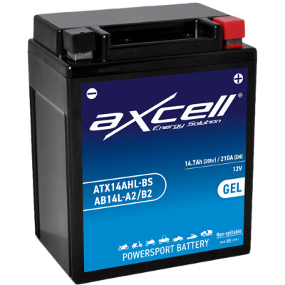 Bateria de motocicleta GEL ATX14AHL-BSAB14L-A2B2