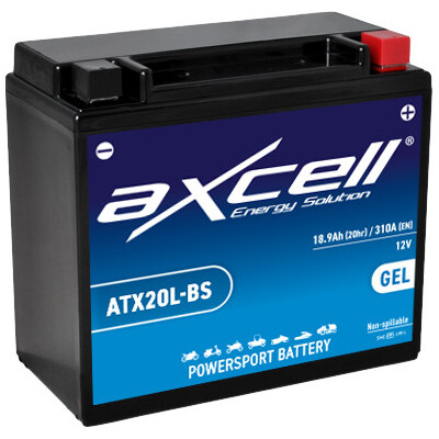 Bateria de motocicleta ATX20L-BS AGM