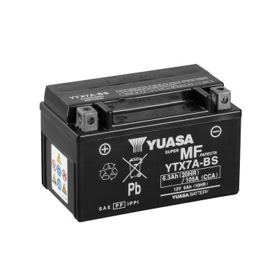 Bateria para motocicleta Yuasa YTX7A-BS MF
