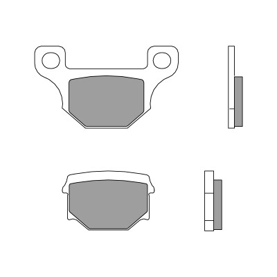 PASTILHAS DE FREIO BREMBO 07GR09CC