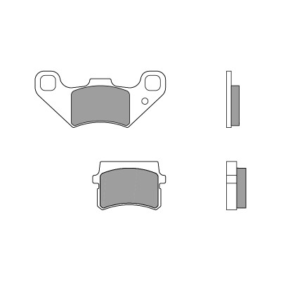 PASTILHAS DE FREIO BREMBO 07GR11CC