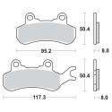 PASTILHAS DE FREIO BREMBO 07GR91SX