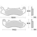 PASTILHAS DE FREIO BREMBO 07GR94CC