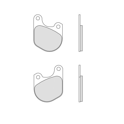 PASTILHAS DE FREIO BREMBO 07HD0202