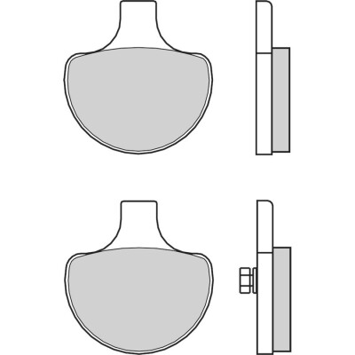 PASTILHAS DE FREIO BREMBO 07HD0614