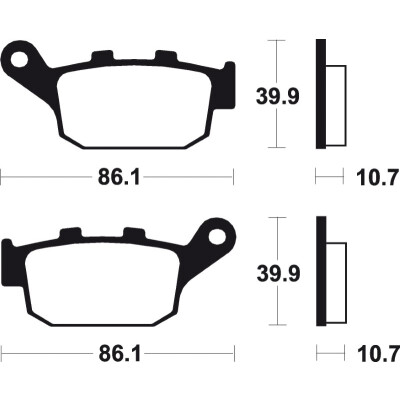 PASTILHAS DE FREIO BREMBO 07HO27SP