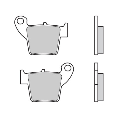 PASTILHAS DE FREIO BREMBO 07HO48SD