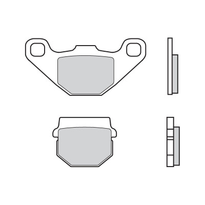 PASTILHAS DE FREIO BREMBO 07KA07SX