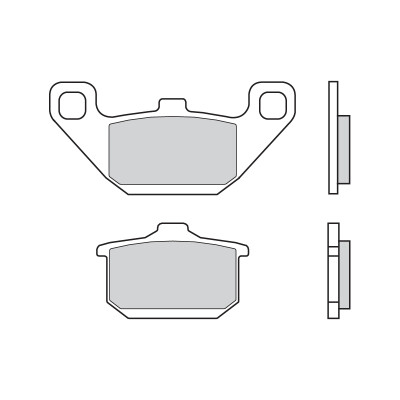 PASTILHAS DE FREIO BREMBO 07KA0808