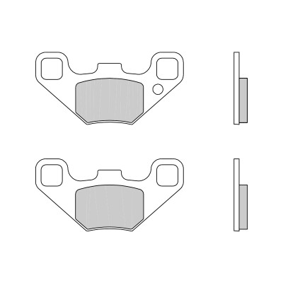 PASTILHAS DE FREIO BREMBO 07PO12SX