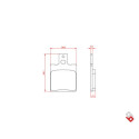 J. PASTILHA DE FREIO BR3029 BRENTA