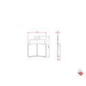 J.BRAKE PASS BR3037 BRENTA