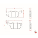 J. PASTILHA DE FREIO BR3072 BRENTA