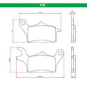 J.BRAKE PASS BR3181 BRENTA