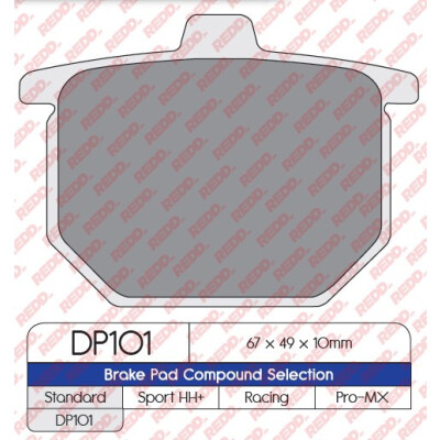 J. PASTILHA DE FREIO DP101
