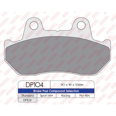 J. PASTILHA DE FREIO DP104