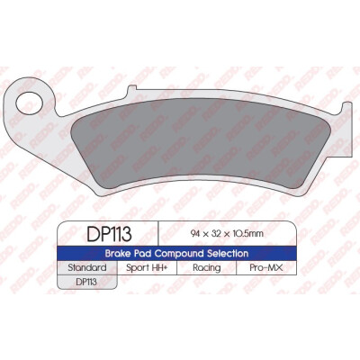 J. PASTILHA DE FREIO DP113