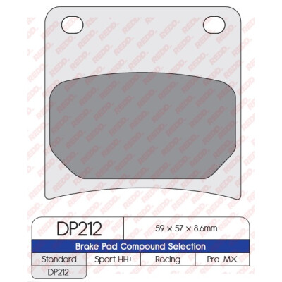 J. PASTILHA DE FREIO DP212