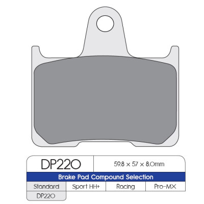 J. PASTILHA DE FREIO DP220